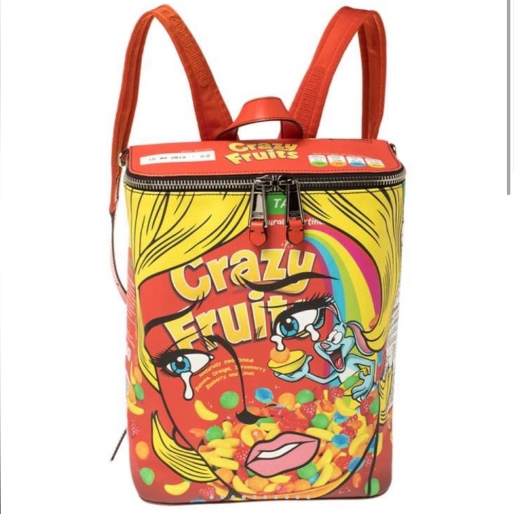 XXL Moschino Runway Crazy Fruit Backpack BAG Purse